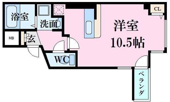 鷹野橋駅 徒歩3分 2階の物件間取画像